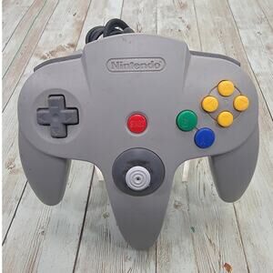 Original Nintendo 64 Controller Gray N64